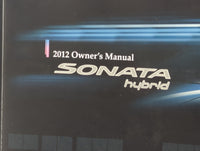 2012 Hyundai Sonata Owners Manual Book Guide P/N:A4RO-EU1DF OEM Used Auto Parts - Oemusedautoparts1.com