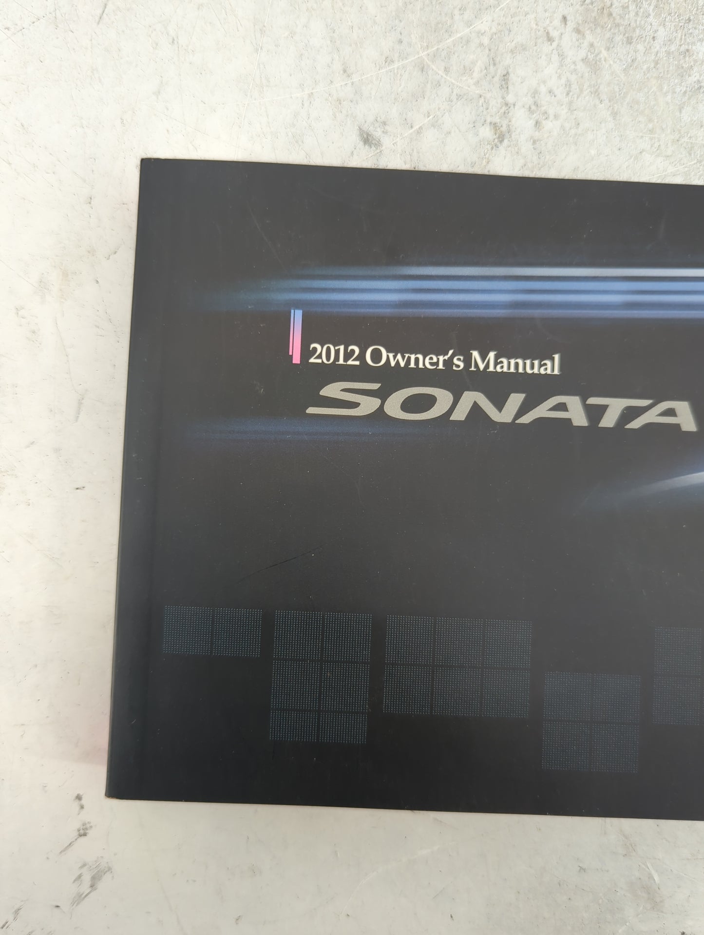 2012 Hyundai Sonata Owners Manual Book Guide P/N:A3SO-EU15A OEM Used Auto Parts - Oemusedautoparts1.com