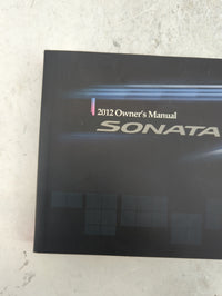 2012 Hyundai Sonata Owners Manual Book Guide P/N:A3SO-EU15A OEM Used Auto Parts - Oemusedautoparts1.com