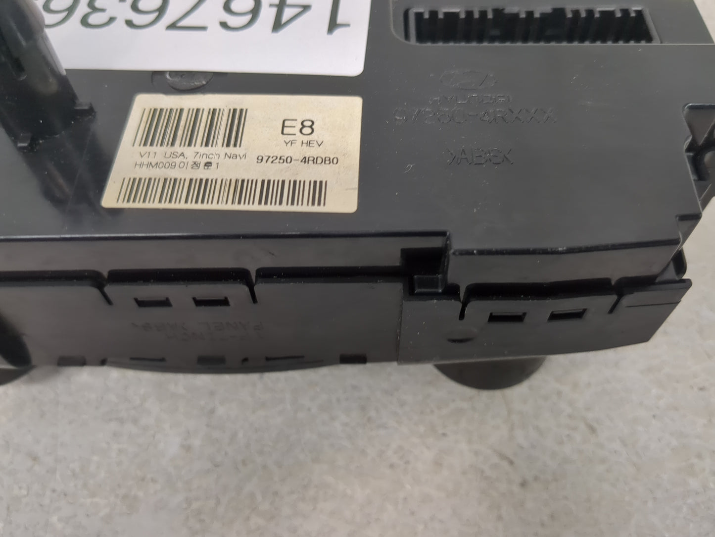 2011-2015 Hyundai Sonata Climate Control Module Temperature AC/Heater Replacement P/N:97250-4RDB0 7HYFE8HHM007 Fits OEM Used