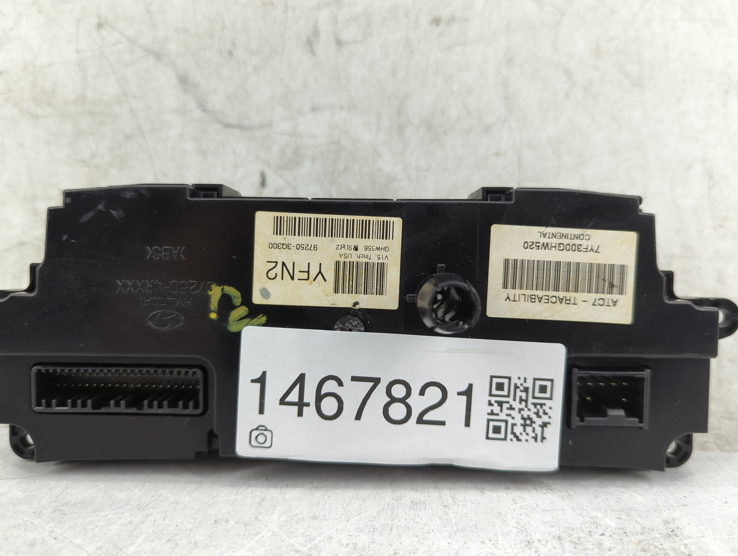 2011-2013 Hyundai Sonata Climate Control Module Temperature AC/Heater Replacement P/N:97250-3Q300 7YF300GHW520 Fits OEM Used