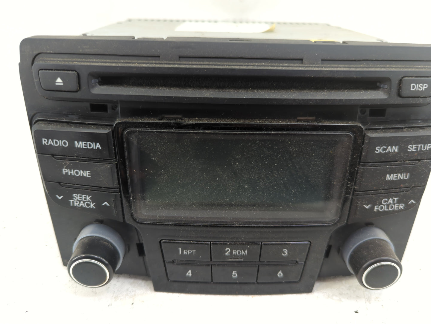 2012 Hyundai Sonata Radio AM FM Cd Player Receiver Replacement P/N:96180-3Q700 961803Q700 Fits OEM Used Auto Parts - Oemused