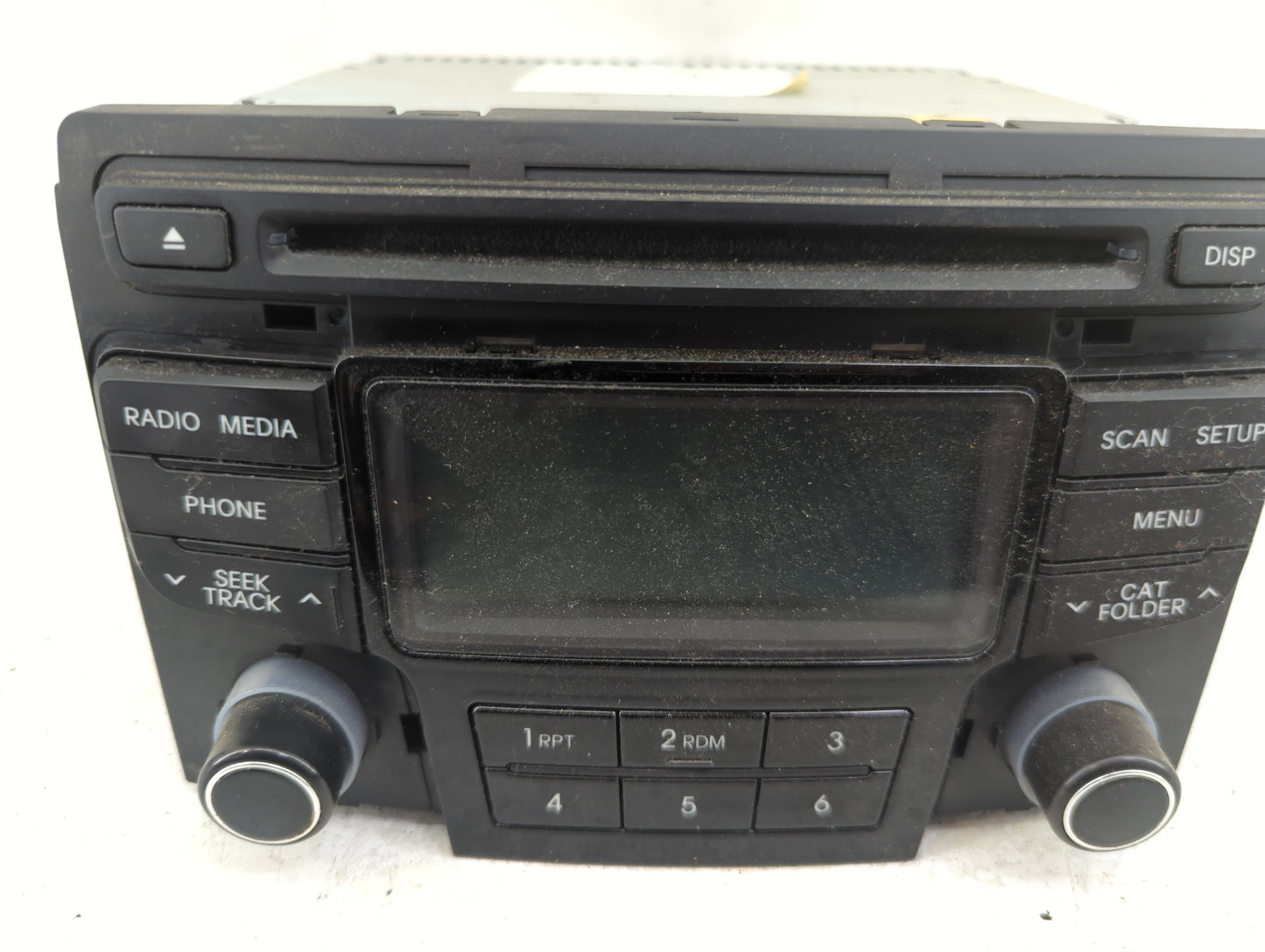 2012 Hyundai Sonata Radio AM FM Cd Player Receiver Replacement P/N:96180-3Q700 961803Q700 Fits OEM Used Auto Parts - Oemused