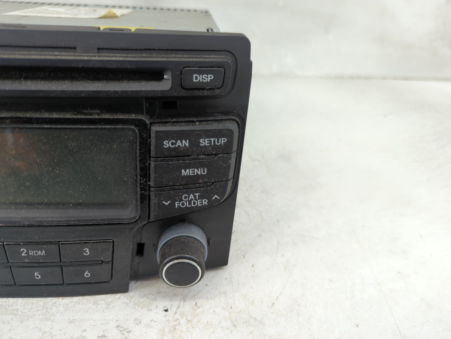 2012 Hyundai Sonata Radio AM FM Cd Player Receiver Replacement P/N:96180-3Q700 961803Q700 Fits OEM Used Auto Parts - Oemused