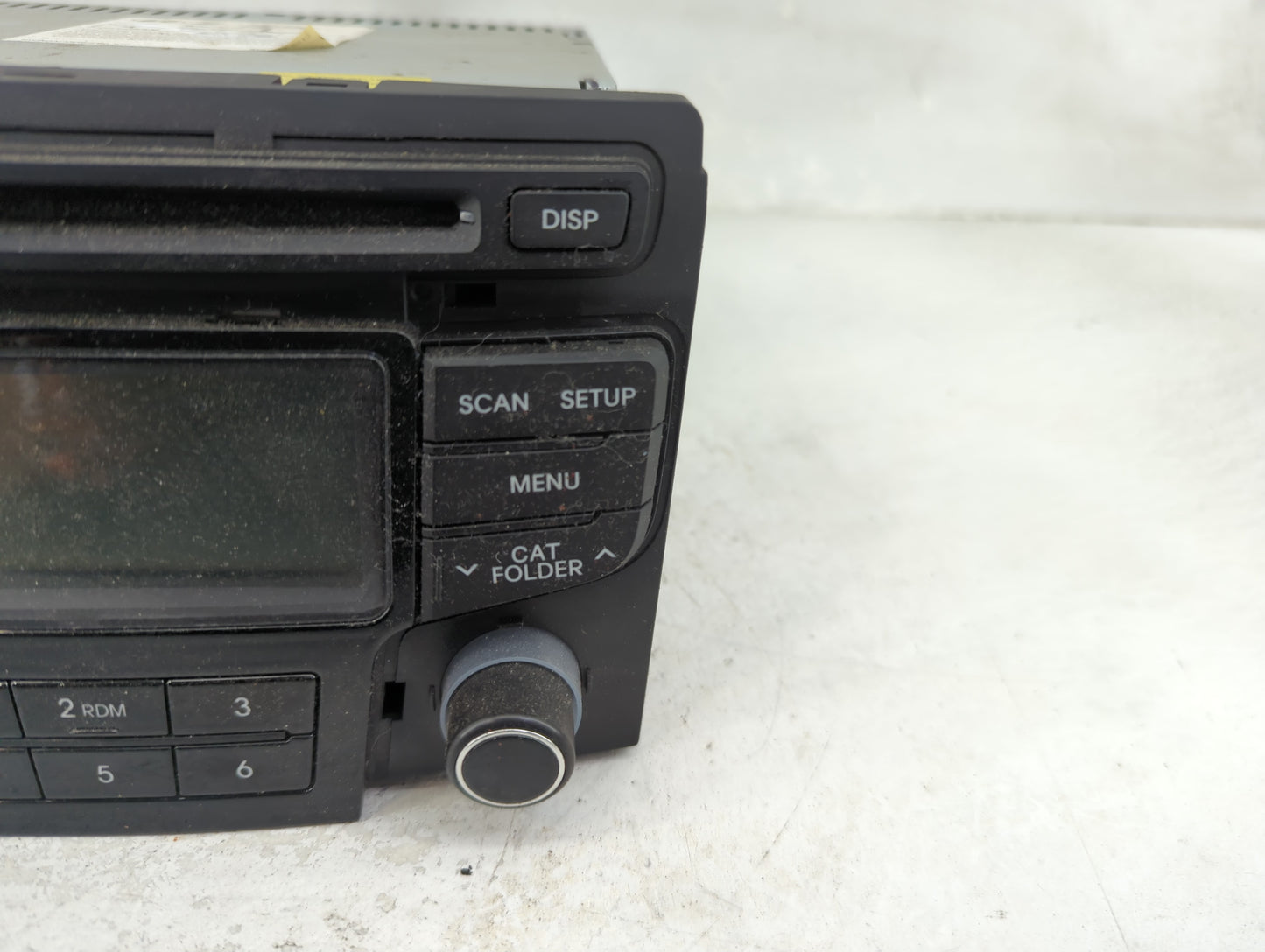 2012 Hyundai Sonata Radio AM FM Cd Player Receiver Replacement P/N:96180-3Q700 961803Q700 Fits OEM Used Auto Parts - Oemused