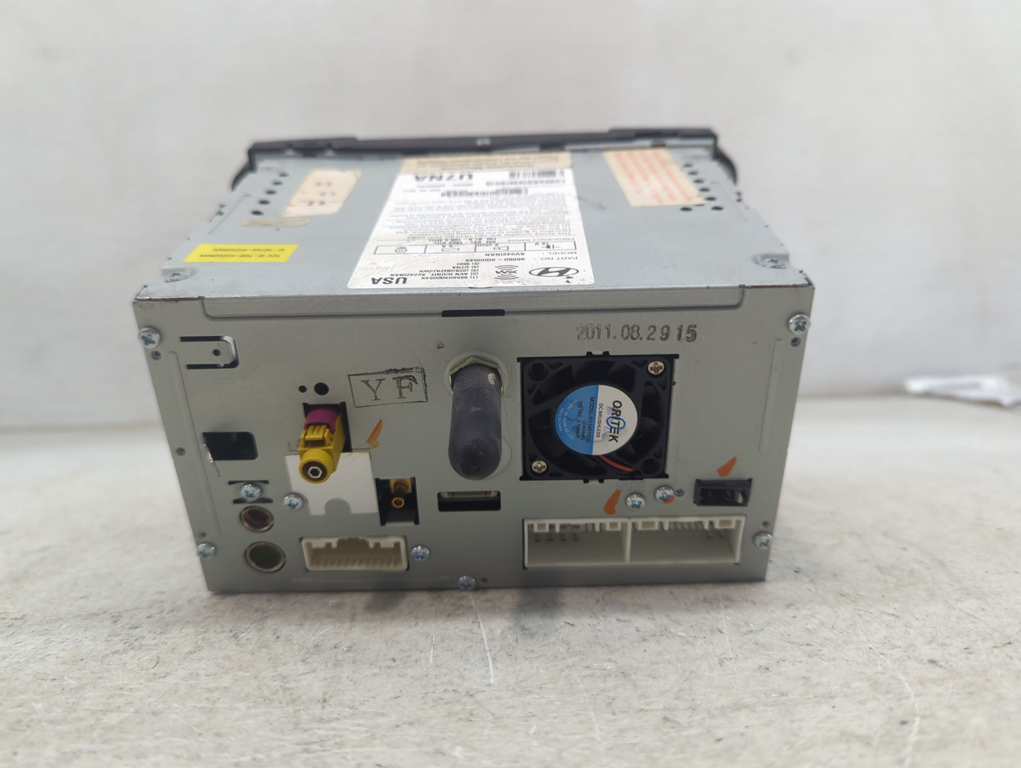 2012 Hyundai Sonata Radio AM FM Cd Player Receiver Replacement P/N:96560-3Q0054X AV2421NAN, TQ8-AV2421NAN, 5074A-AV2421NAN F