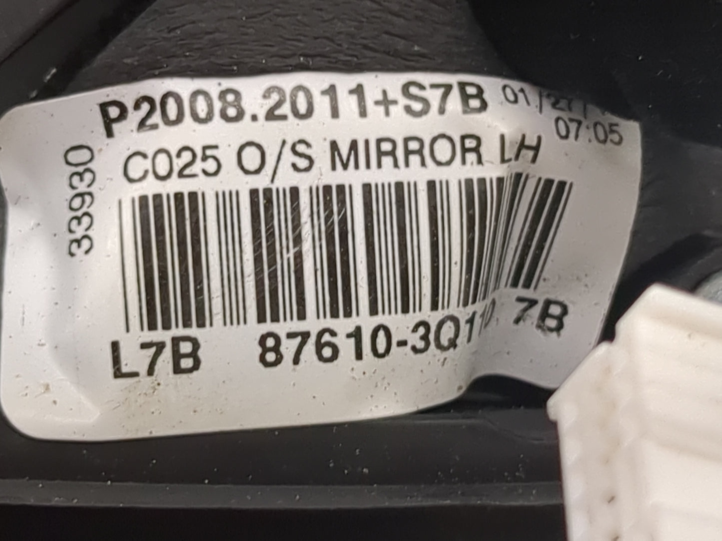 2011-2014 Hyundai Sonata Driver Side View Mirror - Left Door Mirror OEM Used - Oemusedautoparts1.com