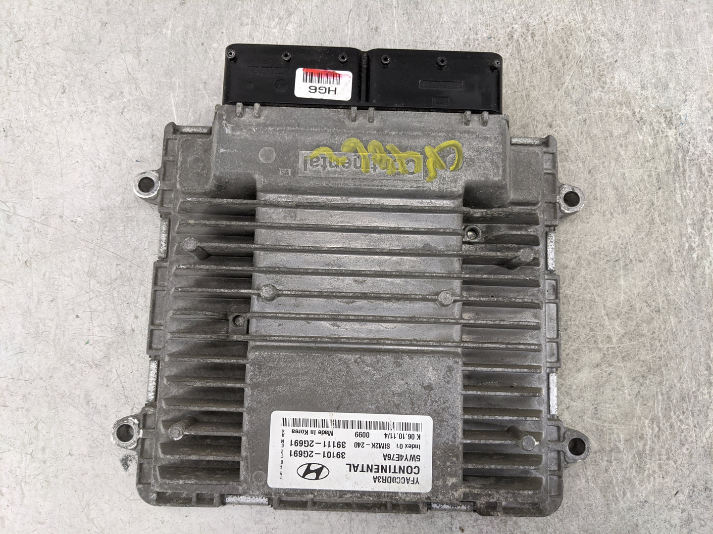 2011-2014 Hyundai Sonata PCM Engine Control Computer ECU ECM PCU OEM P/N:YFACC0DR3A 5WY4E76A Fits Fits 2011 2012 2013 2014 O