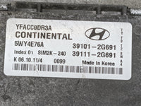 2011-2014 Hyundai Sonata PCM Engine Control Computer ECU ECM PCU OEM P/N:YFACC0DR3A 5WY4E76A Fits Fits 2011 2012 2013 2014 O