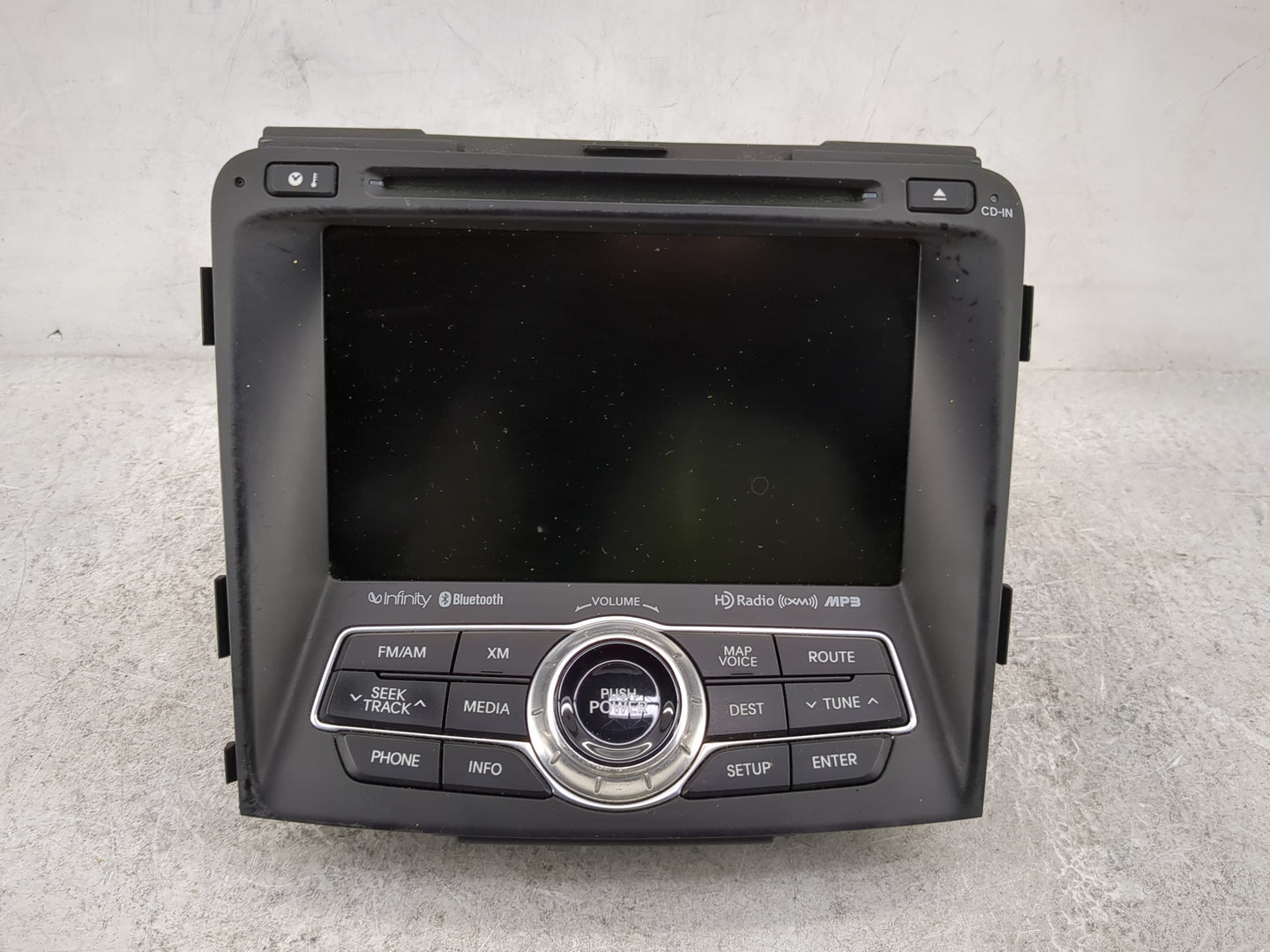 2013 Hyundai Sonata Radio AM FM Cd Player Receiver Replacement P/N:96560-3Q5054X 96560-3Q5054X, AV243INAN Fits OEM Used Auto