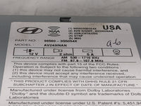 2013 Hyundai Sonata Radio AM FM Cd Player Receiver Replacement P/N:96560-3Q5054X 96560-3Q5054X, AV243INAN Fits OEM Used Auto