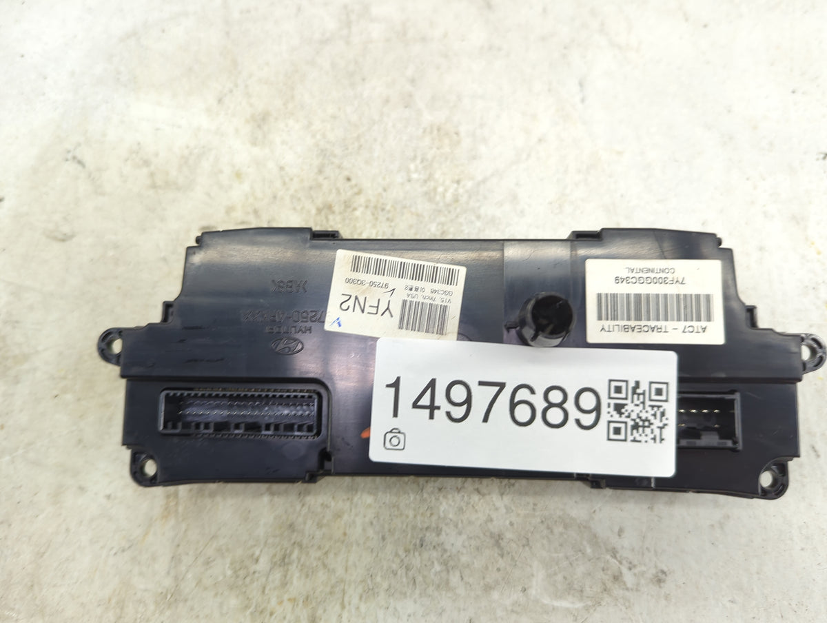 2011-2013 Hyundai Sonata Climate Control Module Temperature AC/Heater Replacement P/N:97250-3Q200 7YF300GGC349 Fits OEM Used