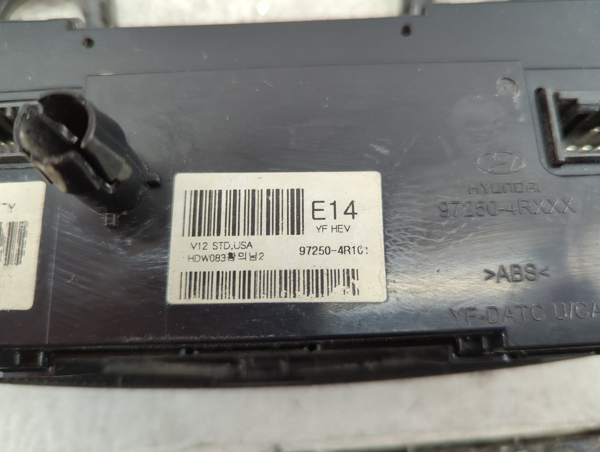 2011-2013 Hyundai Sonata Climate Control Module Temperature AC/Heater Replacement P/N:97250-4RXXX 97250-4R10 Fits OEM Used A