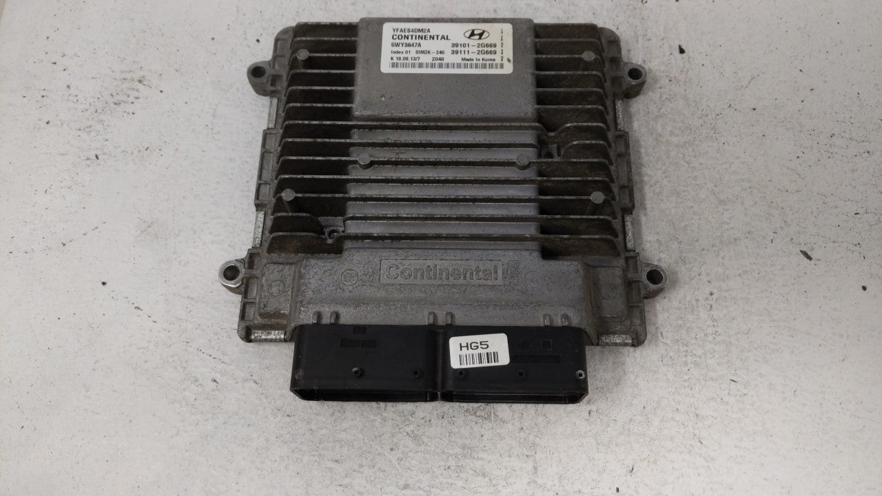 2011-2014 Hyundai Sonata PCM Engine Control Computer ECU ECM PCU OEM P/N:39101-2G667 39101-2G669 Fits Fits 2011 2012 2013 20