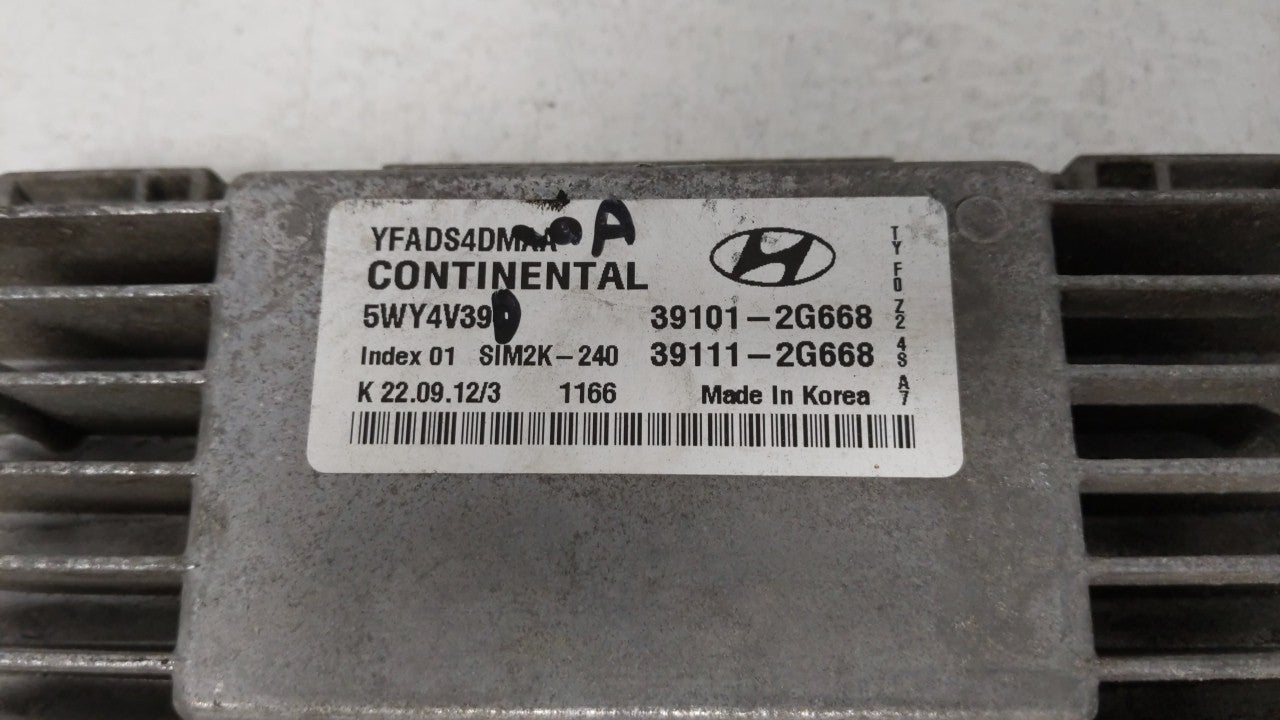 2011-2014 Hyundai Sonata PCM Engine Control Computer ECU ECM PCU OEM P/N:39101-2G667 39101-2G669 Fits Fits 2011 2012 2013 20