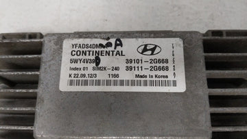 2011-2014 Hyundai Sonata PCM Engine Control Computer ECU ECM PCU OEM P/N:39101-2G667 39101-2G669 Fits Fits 2011 2012 2013 2014 OEM Used Auto Parts