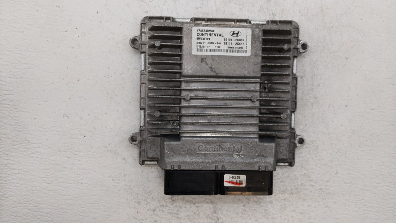 2011-2014 Hyundai Sonata PCM Engine Control Computer ECU ECM PCU OEM P/N:39101-2G667 39101-2G669 Fits Fits 2011 2012 2013 20