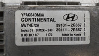 2011-2014 Hyundai Sonata PCM Engine Control Computer ECU ECM PCU OEM P/N:39101-2G667 39101-2G669 Fits Fits 2011 2012 2013 20