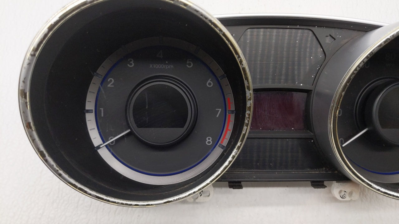 2011-2013 Hyundai Sonata Instrument Cluster Speedometer Gauges P/N:94001-3Q000 94001-3Q001 Fits Fits 2011 2012 2013 OEM Used