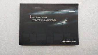 compare product 2012 Hyundai Sonata Owners Manual Book Guide OEM Used Auto Parts