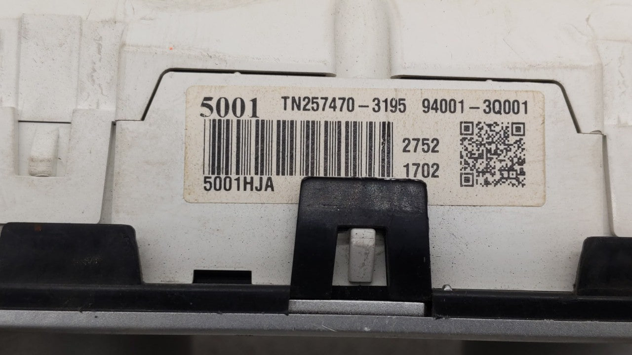 2011-2013 Hyundai Sonata Instrument Cluster Speedometer Gauges P/N:94001-3Q000 94001-3Q001 Fits Fits 2011 2012 2013 OEM Used