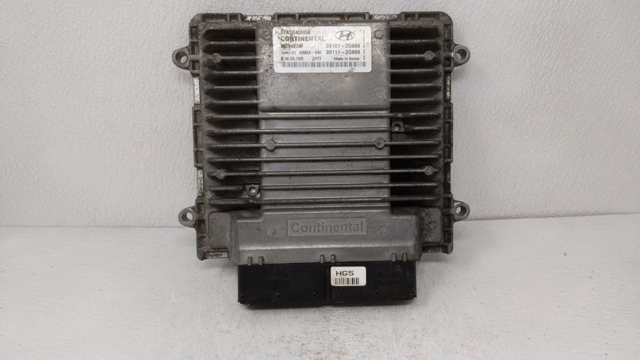 2011-2014 Hyundai Sonata PCM Engine Control Computer ECU ECM PCU OEM P/N:39101-2G667 39101-2G669 Fits Fits 2011 2012 2013 20