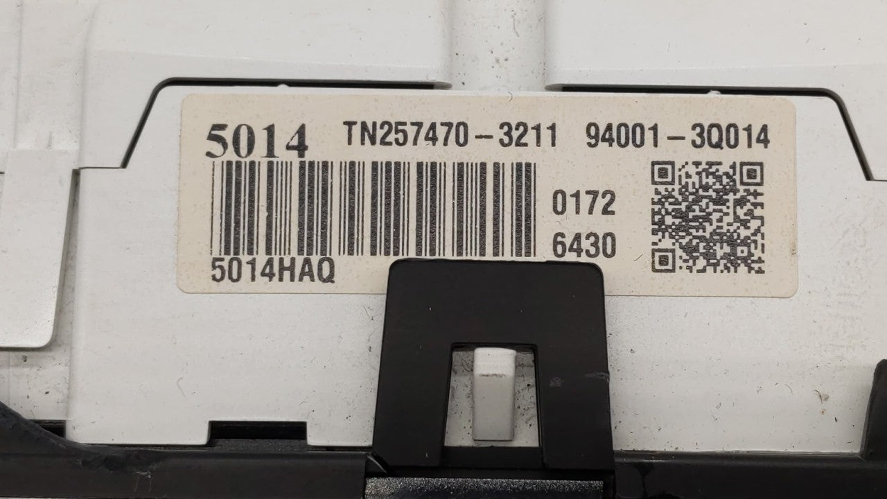2011-2014 Hyundai Sonata Instrument Cluster Speedometer Gauges P/N:94001-3Q014 94011-3Q010 Fits Fits 2011 2012 2013 2014 OEM