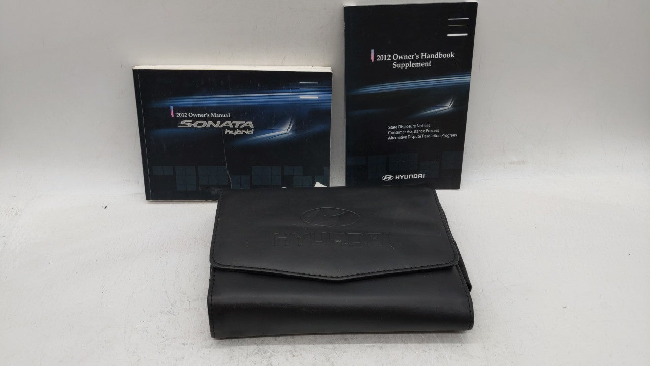 2012 Hyundai Sonata Owners Manual Book Guide OEM Used Auto Parts - Oemusedautoparts1.com