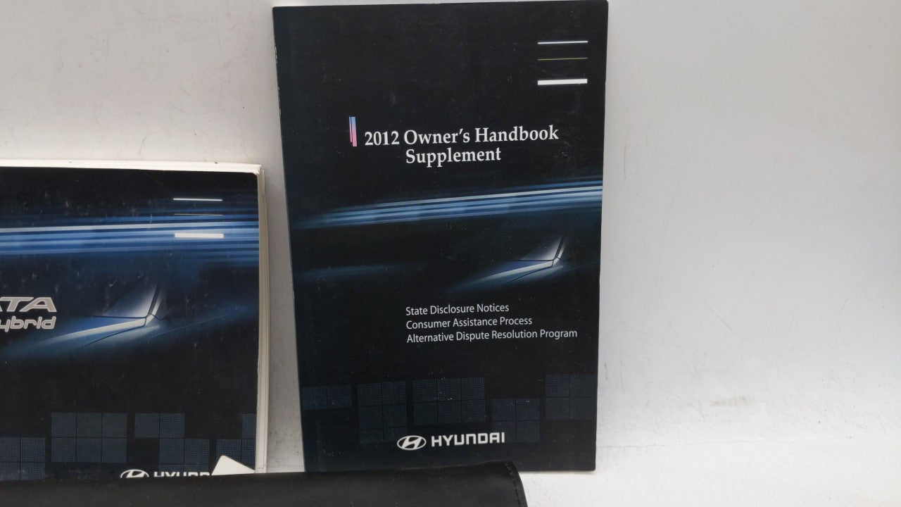 2012 Hyundai Sonata Owners Manual Book Guide OEM Used Auto Parts - Oemusedautoparts1.com