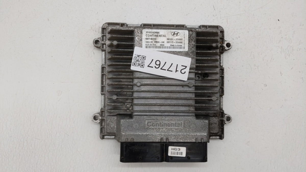 2011-2014 Hyundai Sonata PCM Engine Control Computer ECU ECM PCU OEM P/N:39101-2G667 39101-2G669 Fits 2011 2012 2013 2014 OE
