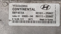 2011-2014 Hyundai Sonata PCM Engine Control Computer ECU ECM PCU OEM P/N:39101-2G667 39111-2G668 Fits Fits 2011 2012 2013 20