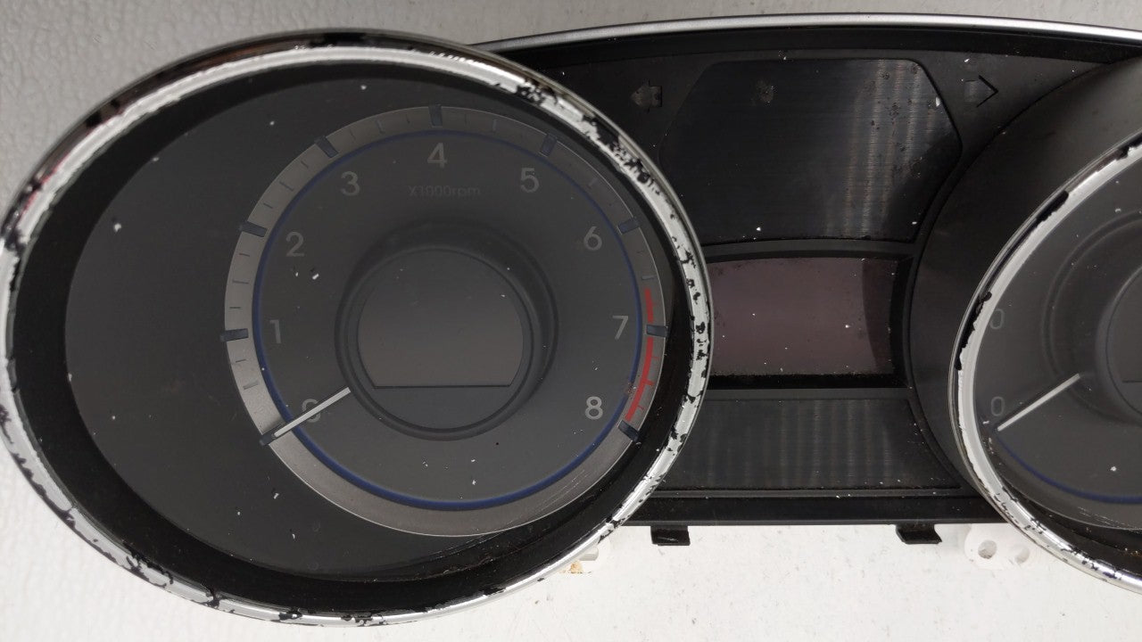 2011-2014 Hyundai Sonata Instrument Cluster Speedometer Gauges P/N:94001-3Q014 94011-3Q010 Fits Fits 2011 2012 2013 2014 OEM