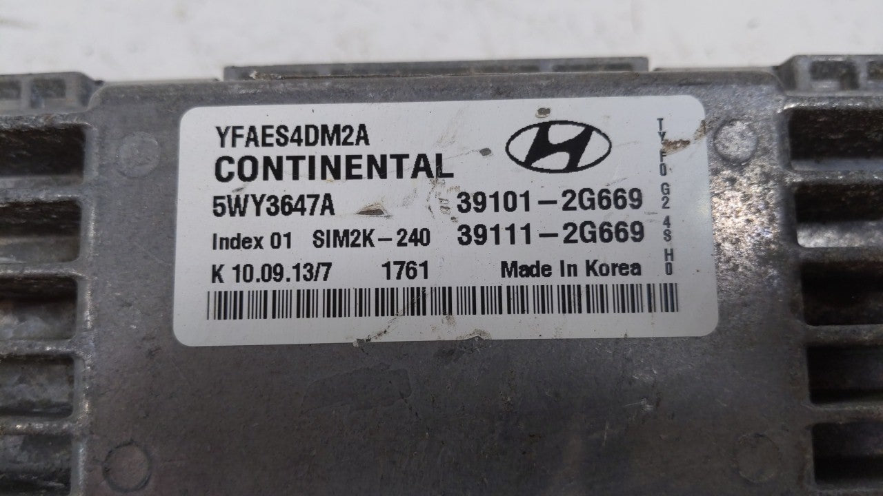 2011-2014 Hyundai Sonata PCM Engine Control Computer ECU ECM PCU OEM P/N:39111-2G669 39101-2G667 Fits Fits 2011 2012 2013 20