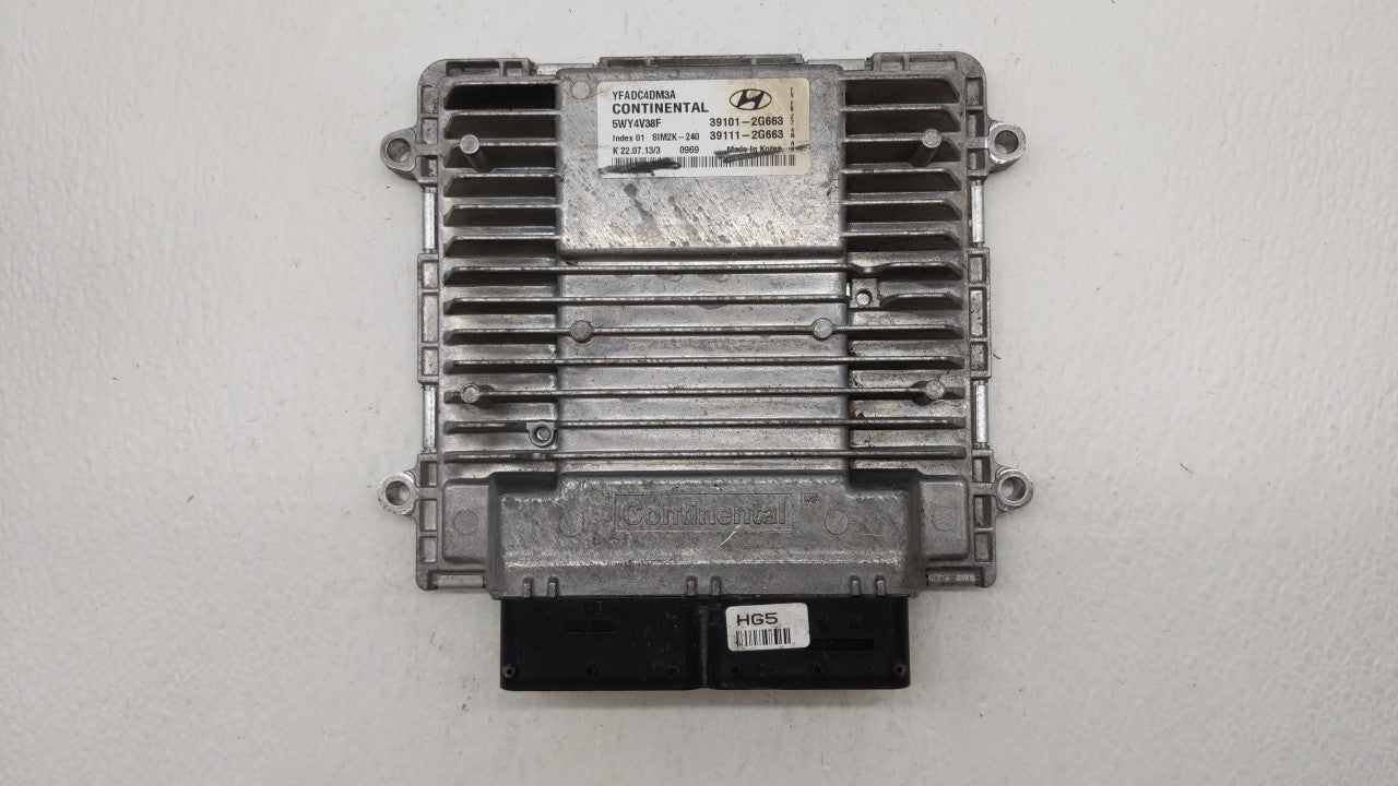 2011-2014 Hyundai Sonata PCM Engine Control Computer ECU ECM PCU OEM P/N:39101-2G673 39101-2G671 Fits Fits 2011 2012 2013 20