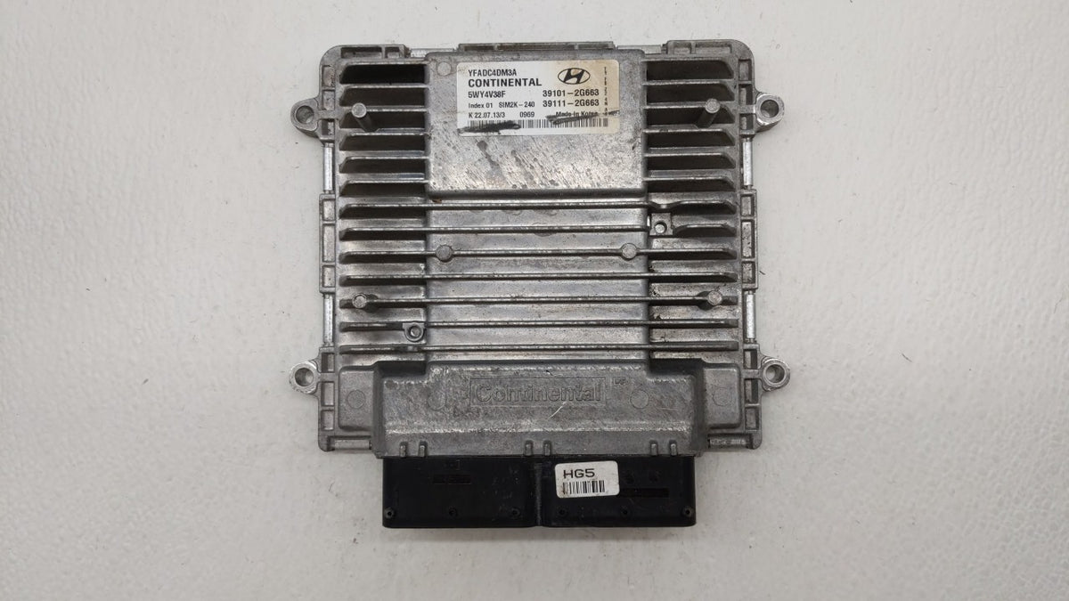2011-2014 Hyundai Sonata PCM Engine Control Computer ECU ECM PCU OEM P/N:39101-2G673 39101-2G671 Fits 2011 2012 2013 2014 OE