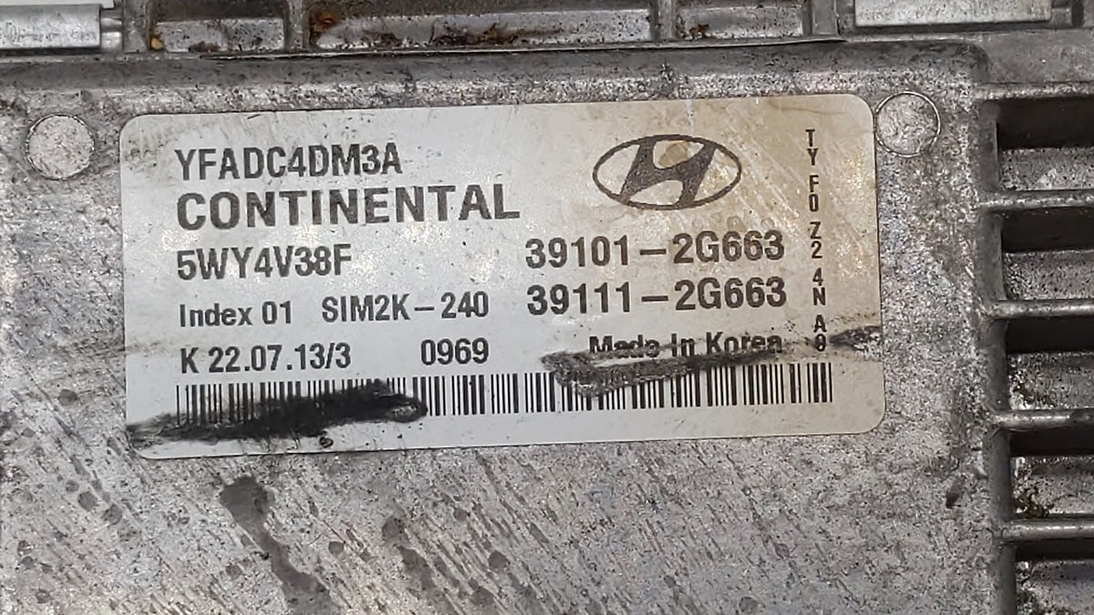 2011-2014 Hyundai Sonata PCM Engine Control Computer ECU ECM PCU OEM P/N:39101-2G673 39101-2G671 Fits 2011 2012 2013 2014 OE