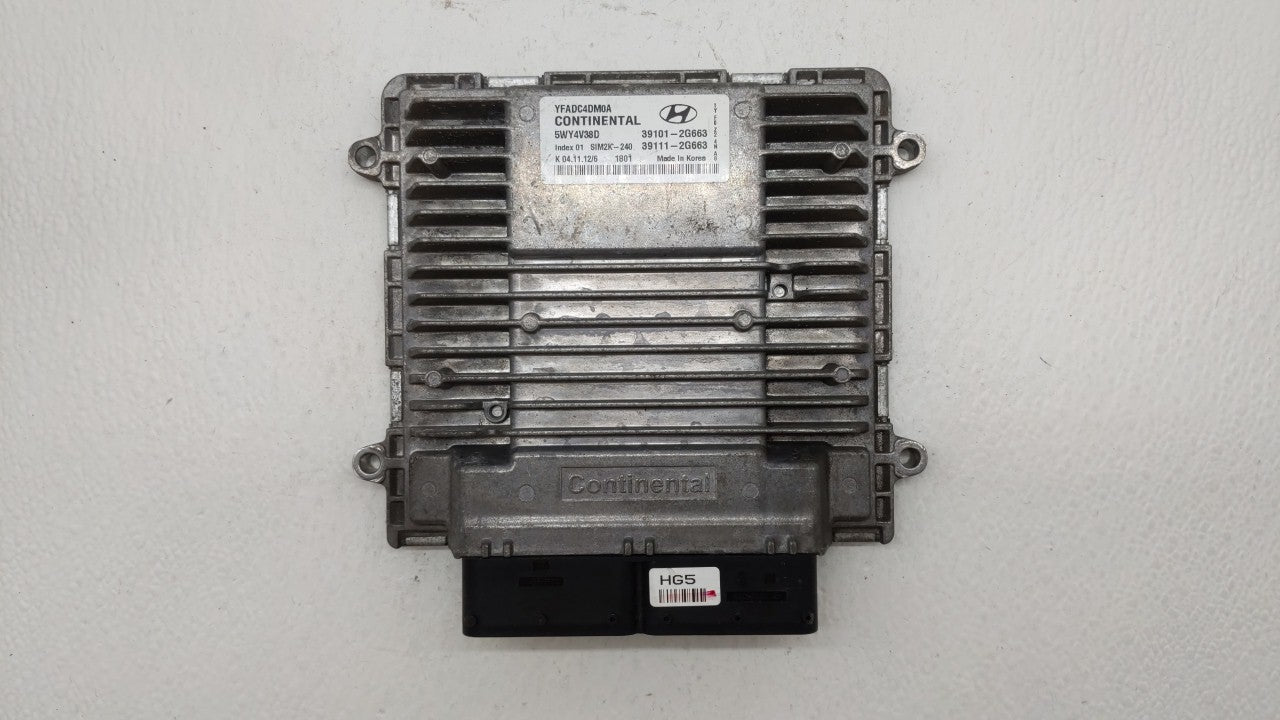 2011-2014 Hyundai Sonata PCM Engine Control Computer ECU ECM PCU OEM P/N:39101-2G673 39101-2G671 Fits Fits 2011 2012 2013 20