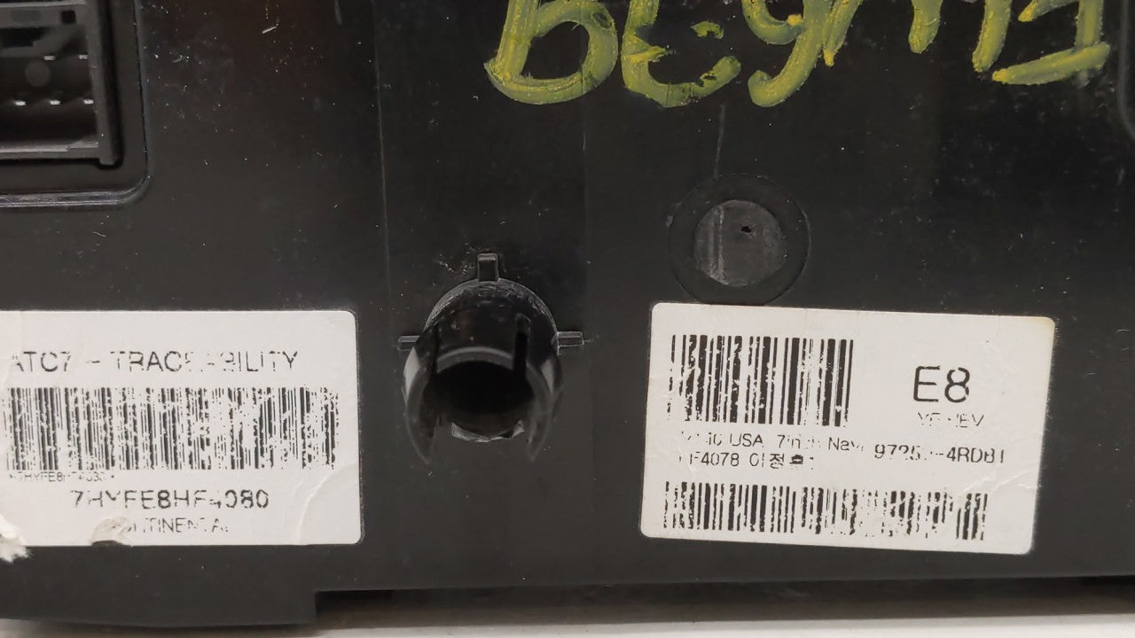 2011-2015 Hyundai Sonata Climate Control Module Temperature AC/Heater Replacement P/N:97250-4RDB4 97250-4RDB1 Fits OEM Used 