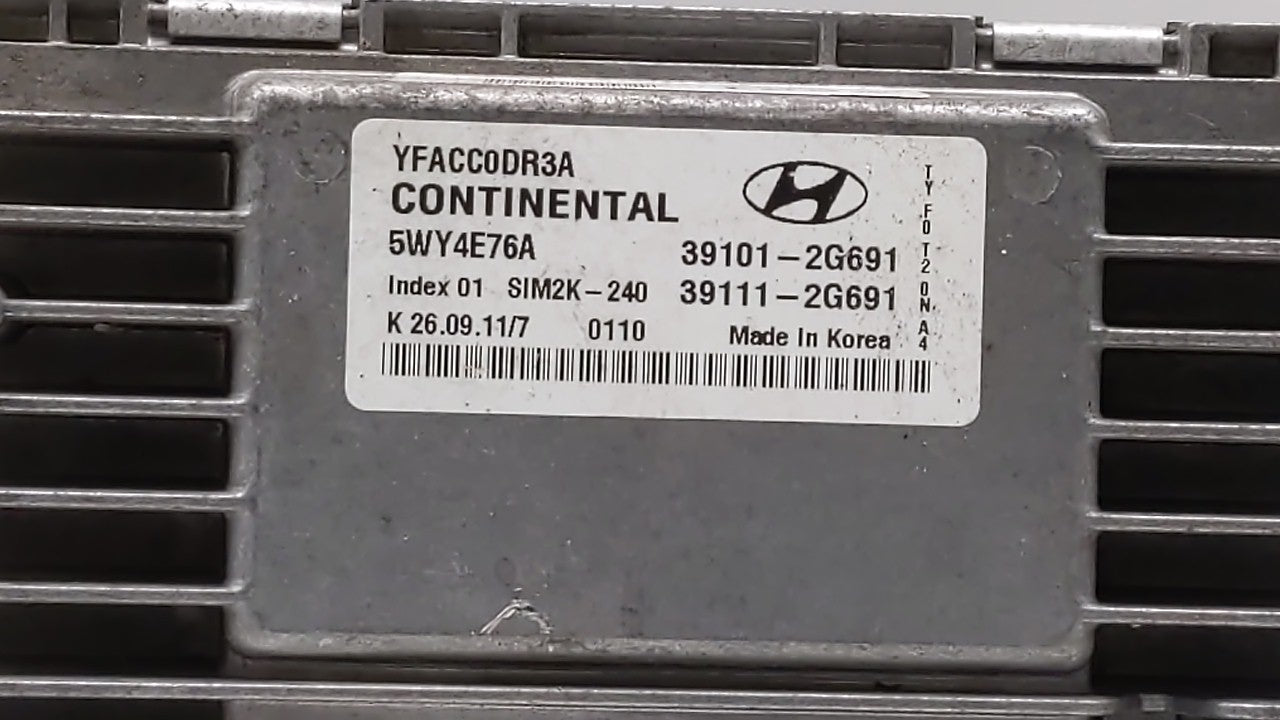 2011-2014 Hyundai Sonata PCM Engine Control Computer ECU ECM PCU OEM P/N:39101-2G692 39111-2G690 Fits Fits 2011 2012 2013 20
