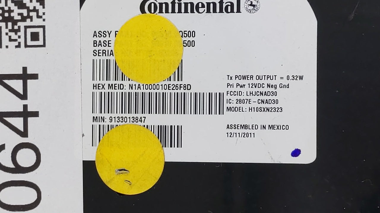 2012 Hyundai Sonata PCM Engine Control Computer ECU ECM PCU OEM P/N:965103Q500 2807E-CNAD30 Fits OEM Used Auto Parts - Oemus