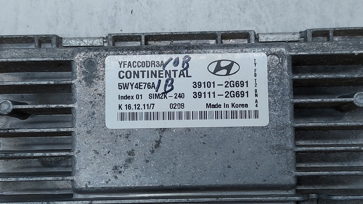 2011-2014 Hyundai Sonata PCM Engine Control Computer ECU ECM PCU OEM P/N:39101-2G692 39111-2G690 Fits 2011 2012 2013 2014 OE