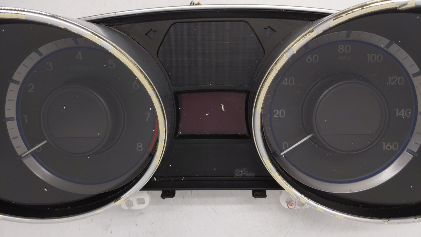 2011-2013 Hyundai Sonata Instrument Cluster Speedometer Gauges P/N:94001-3Q000 94001-3Q001 Fits Fits 2011 2012 2013 OEM Used