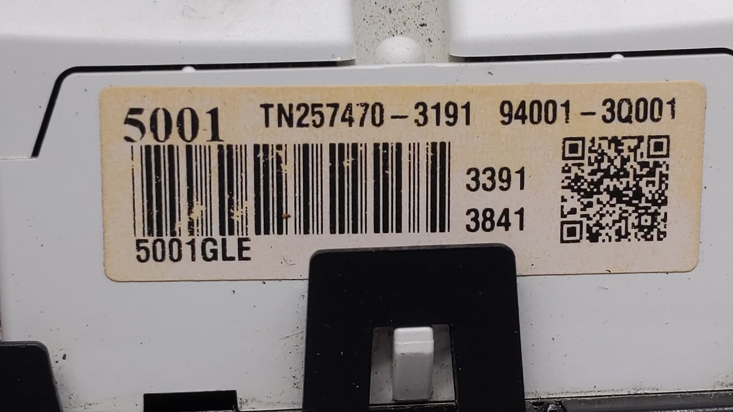 2011-2013 Hyundai Sonata Instrument Cluster Speedometer Gauges P/N:94001-3Q000 94001-3Q001 Fits Fits 2011 2012 2013 OEM Used