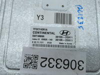 2011-2015 Hyundai Sonata PCM Engine Control Computer ECU ECM PCU OEM P/N:39155-2G916 39105-2G916 Fits OEM Used Auto Parts - 