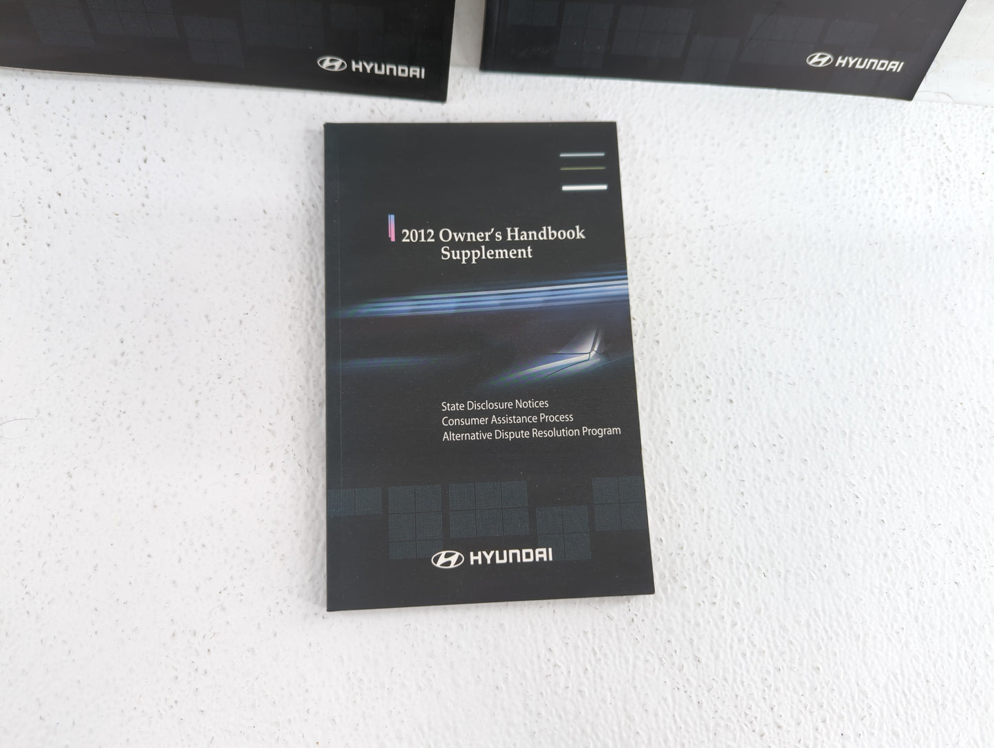 2012 Hyundai Sonata Owners Manual Book Guide P/N:A3SO-EU15A OEM Used Auto Parts - Oemusedautoparts1.com