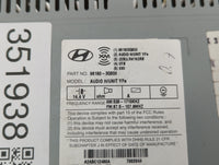 2012-2012 Hyundai Sonata Am Fm Cd Player Radio Receiver - Oemusedautoparts1.com