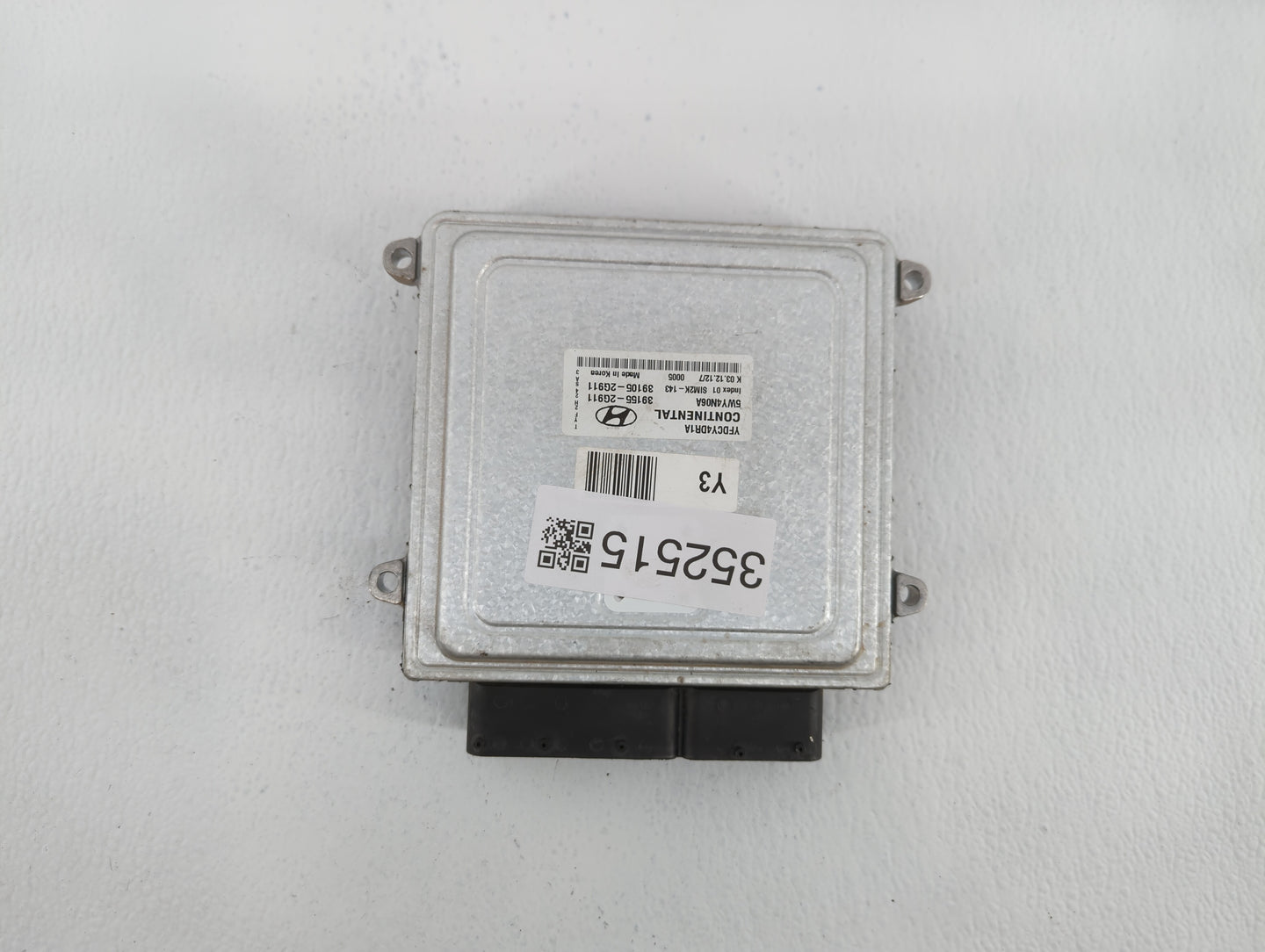 2011-2015 Hyundai Sonata PCM Engine Control Computer ECU ECM PCU OEM P/N:39155-2G912 39155-2G916 Fits OEM Used Auto Parts - 