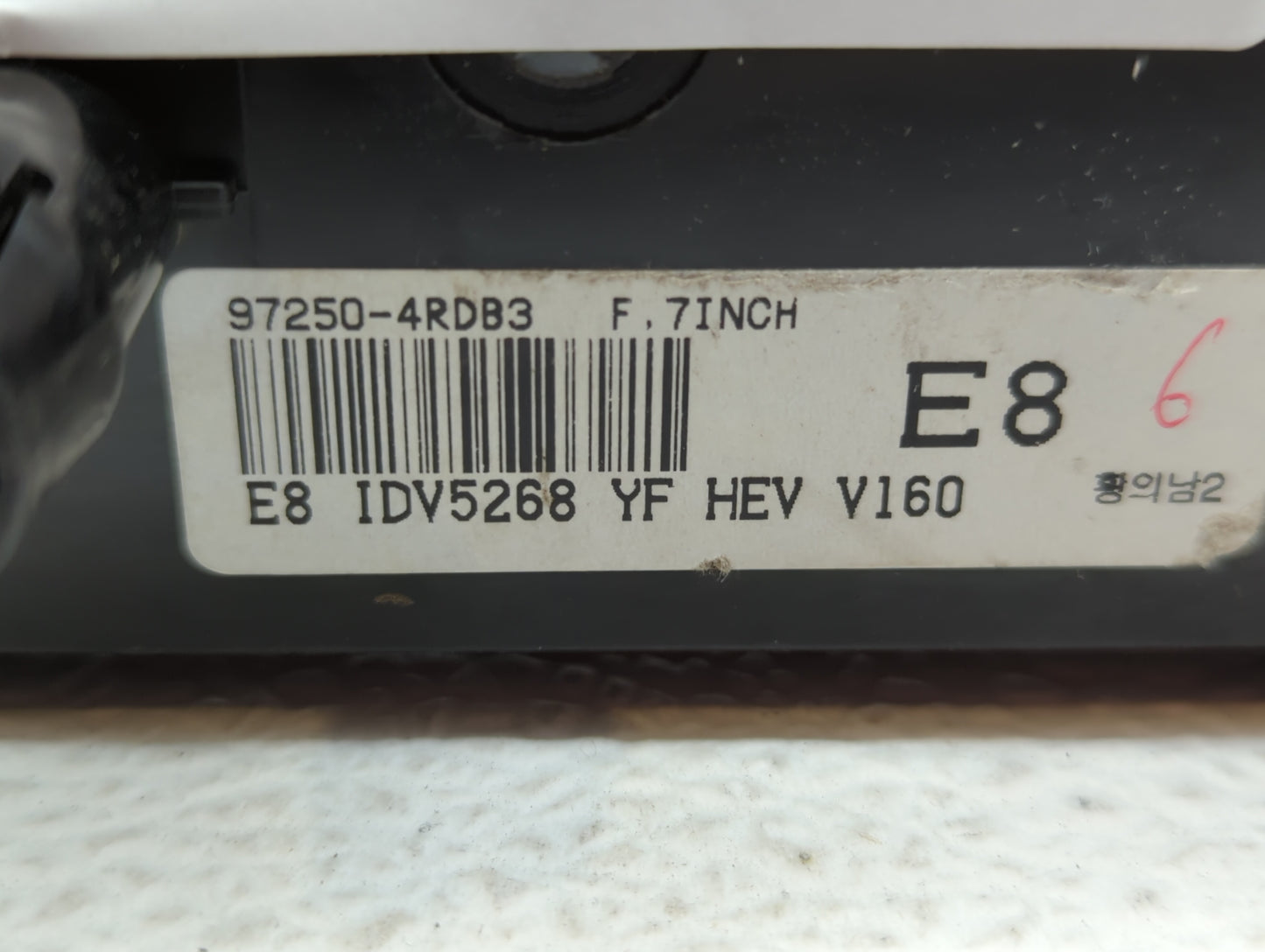2011-2015 Hyundai Sonata Climate Control Module Temperature AC/Heater Replacement P/N:97250-4RDB3 97250-4RDB4 Fits OEM Used 