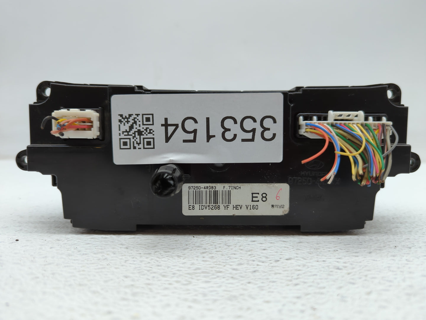 2011-2015 Hyundai Sonata Climate Control Module Temperature AC/Heater Replacement P/N:97250-4RDB3 97250-4RDB4 Fits OEM Used 