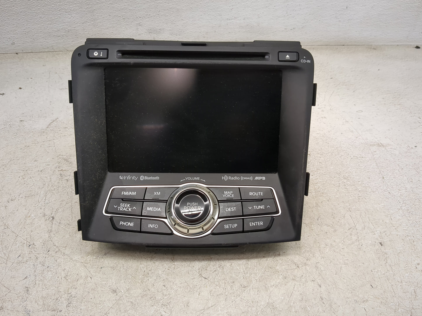 2011-2012 Hyundai Sonata Radio AM FM Cd Player Receiver Replacement P/N:96560-3Q706 Fits Fits 2011 2012 OEM Used Auto Parts 